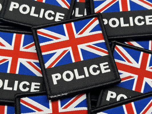 UK Flag Police 5x5cm - Colour