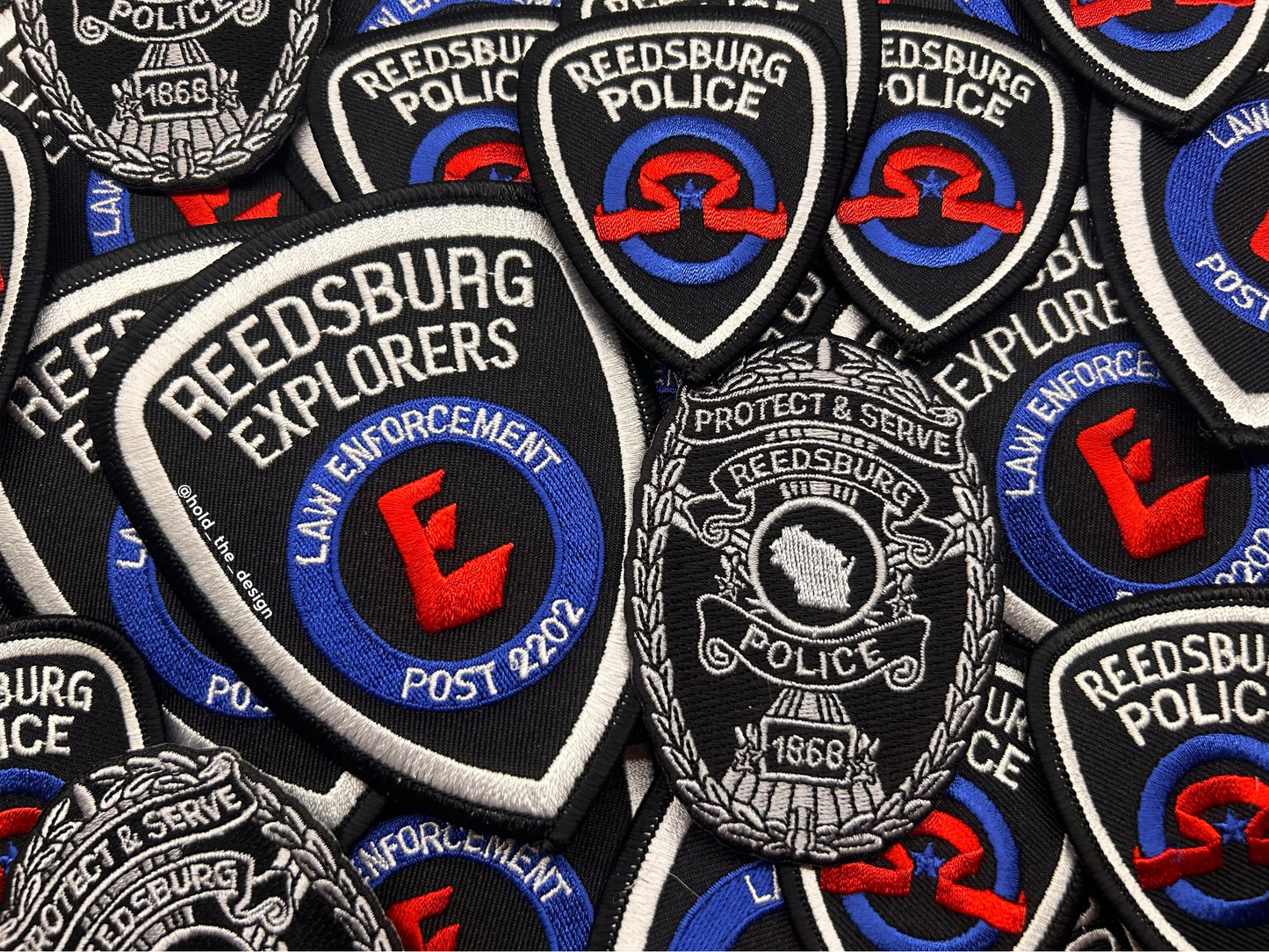 Reedsburg Police Set, Wisconsin, USA