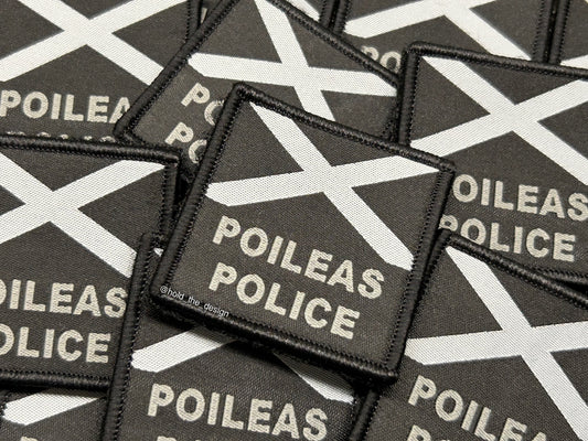 Scotland Police Poileas 5x5cm - Grey