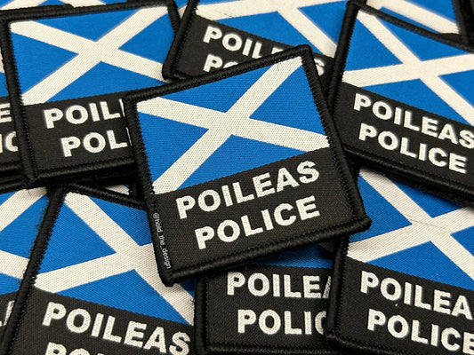 Scotland Police Poileas 5x5cm - Colour