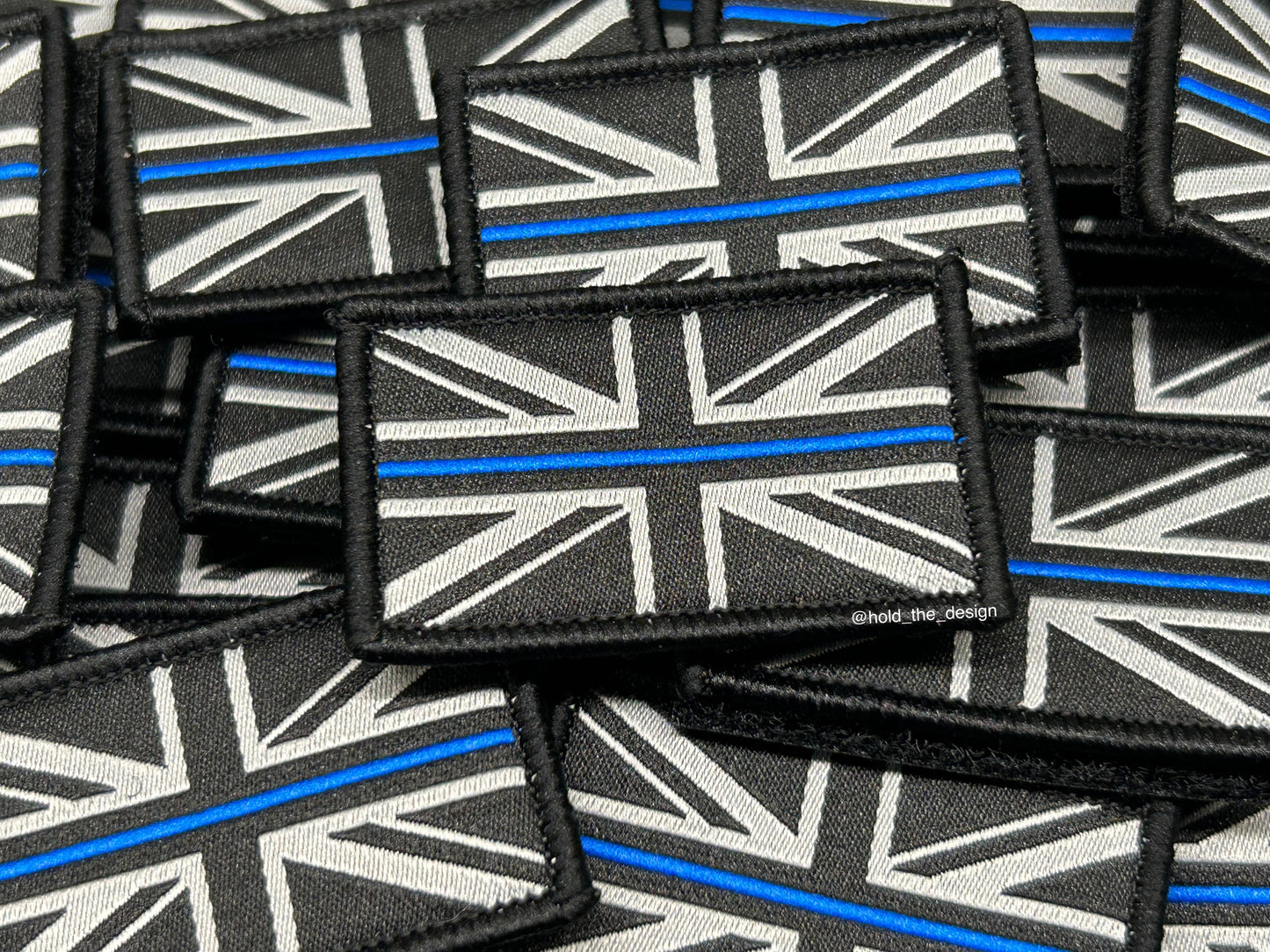 Baby Thin Blue Line Union Flag Patch